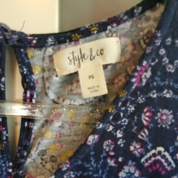 Style & Co. Drawstring-Waist Jumpsuit - Picture 5 of 5